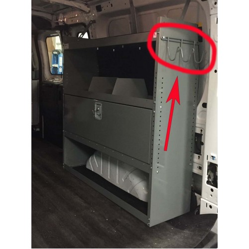 Utility Hook for Van Shelving