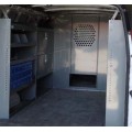 GMC Savana Full Size Van Safety Partition, Bulkhead with 10" opening