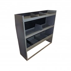 Van Shelving with 4" Deep Bottom Tray 45"L X 44"H X 13"D