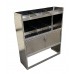 Aluminum Van Shelving Unit with Door 38"Lx44"Hx13"D Aluminum Van Shelving Unit with Door 38"Lx44"Hx13"D