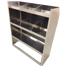 Aluminum Van Shelving Unit 45"L x 44"H x 13"D