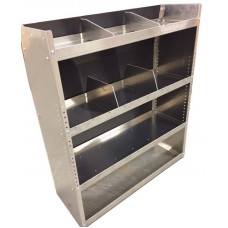 Aluminum Van Shelving Unit 38"Lx44"Hx13"D