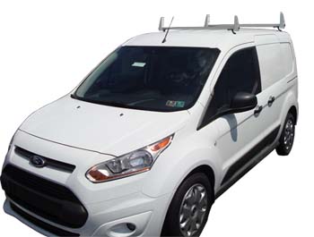 Ford Transit Connect Aluminum Ladder Rack – 2-Bar (2014 Body Style)