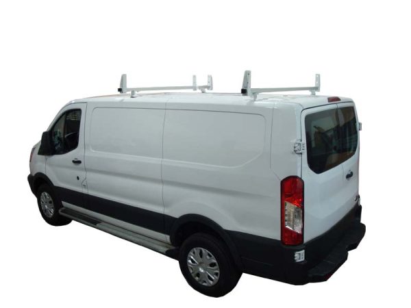 Ford Transit Aluminum Ladder Rack – 2-Bar, Low Roof