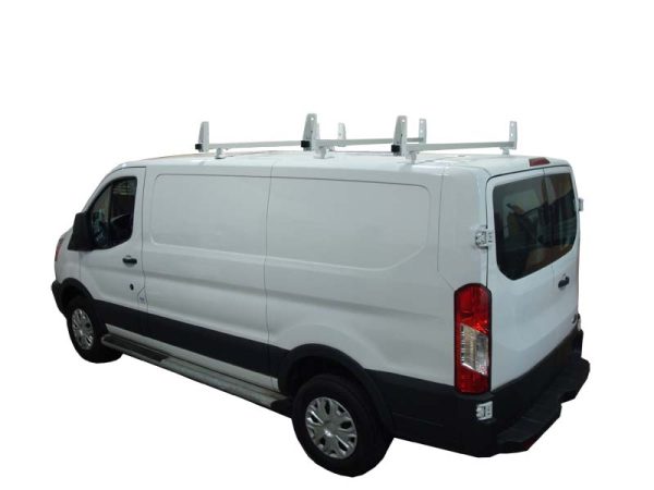 Ford Transit Aluminum Ladder Rack – 3-Bar, Low Roof