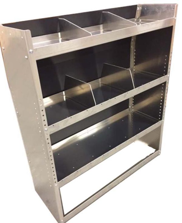 Full Size Van Aluminum Shelving – 38-Inch Unit
