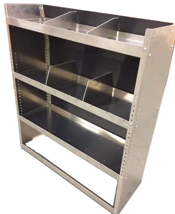 Aluminum Van Shelving – 45-Inch Unit