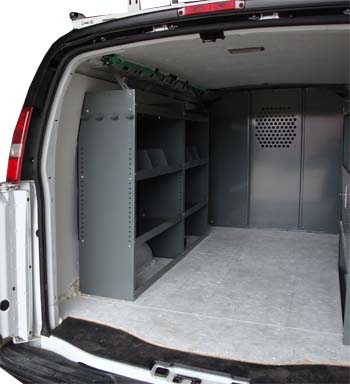 Full Size Van Steel Shelving Package – Set of 2
