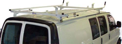 GMC Savana & Chevrolet Express Aluminum Ladder Rack – Double Lock Down