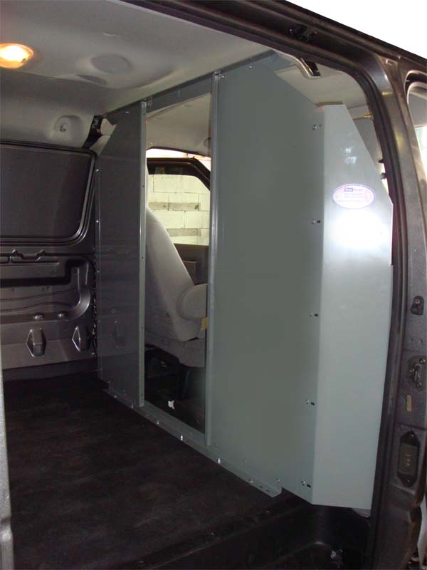 Ford Transit Full Size Van - Low Roof - Safety Partition, Bulkhead - open center