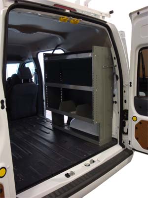 Ford Transit Connect Space Saver Steel Shelving
